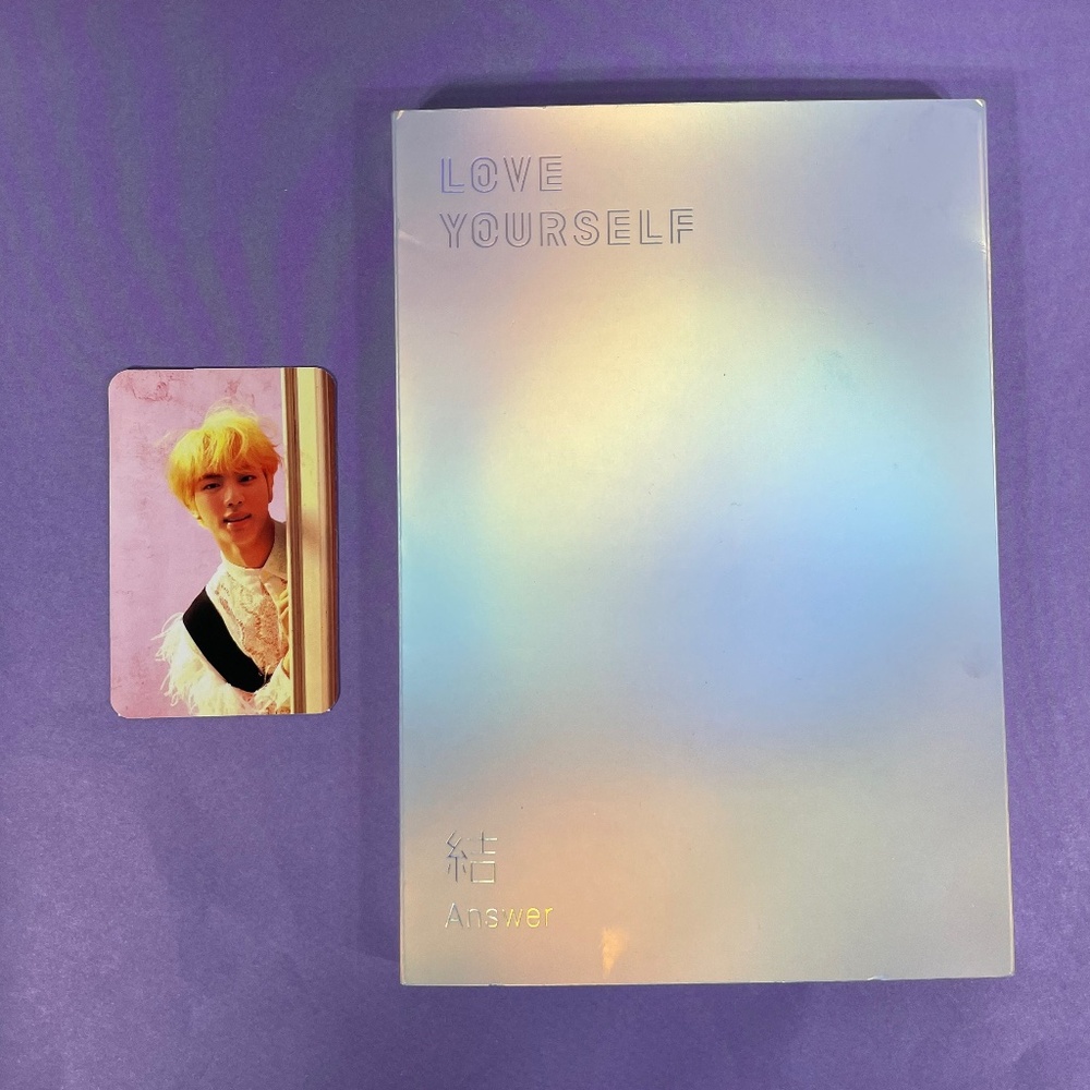 BTS LY ANSWER Album CD And Jin Photocard